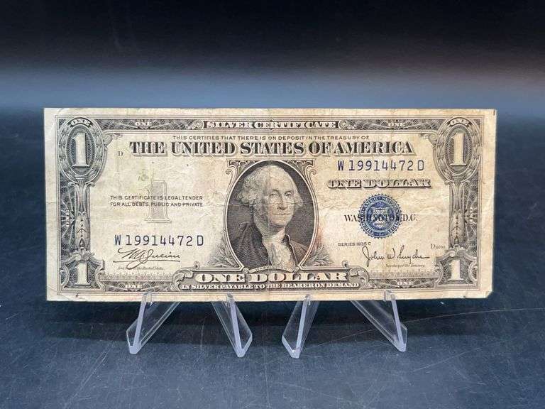 Blue Seal 1935C Series $1 Silver Certificate image