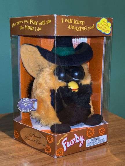 Furby Special Limited Edition Electronic Halloween Doll in original box image