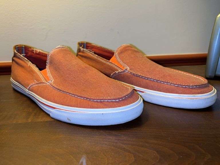 J. Murphy canvas slip-ons…..size 10-1/2M image