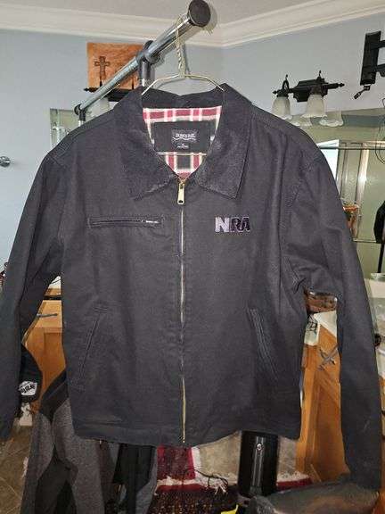 Burk's Bay NRA canvas lined jacket. Size XL.