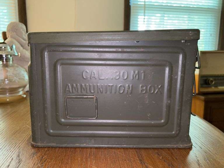 Vintage CANCO .30 Cal Ammo box…..10-1/2 x 3-1/2 x 7-1/2 tall image
