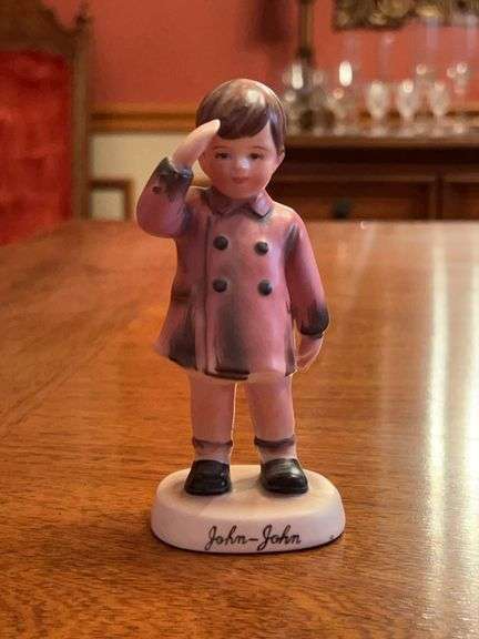 Vintage INARCO (E-1844) porcelain saluting John-John Kennedy figurine…..5-1/2” tall image