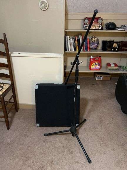 “On Stage Stands” microphone stand and speaker/amp cover (only 1 piece) image