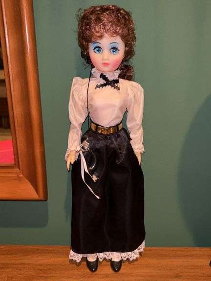 Vintage Bell Doll…..designed exclusively  for Telephone Pioneers of America Vinyl Operator Doll in original box…..15” tall image