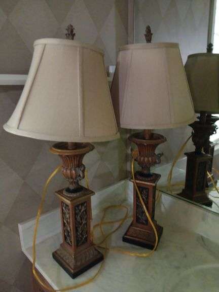 Pair of 29" Lamps