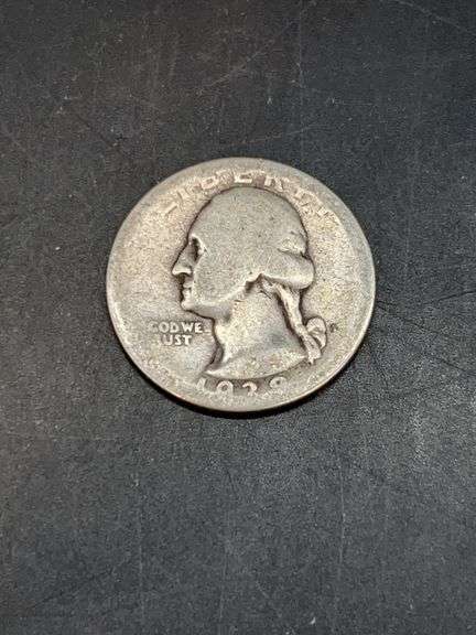 1938 Silver Quarter (90% silver)…..6 grams image