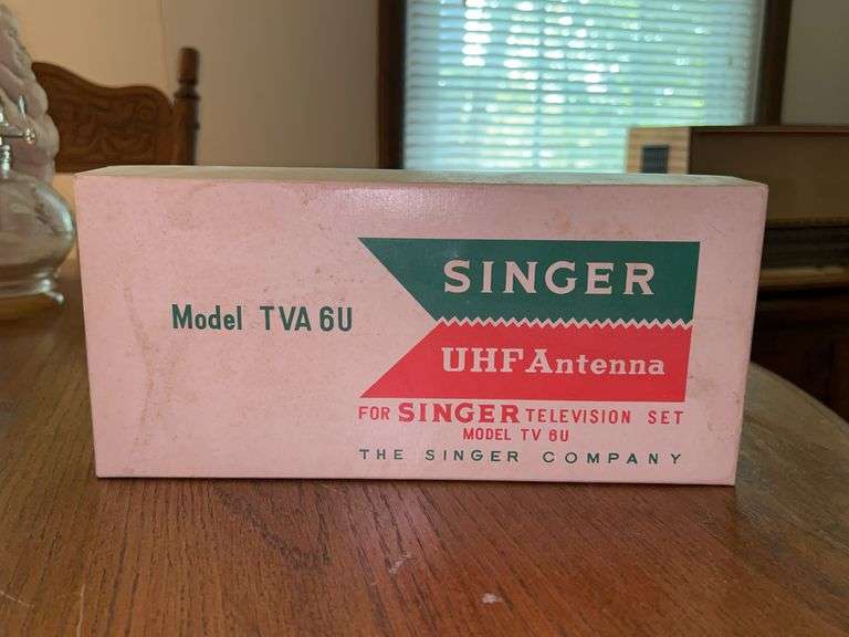 Vintage NIB Singer UHF Antenna for Singer Television Set Model TV 6U image