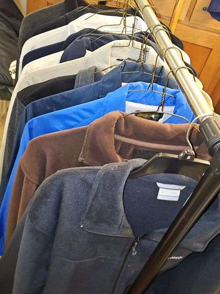 Grouping of lightweight jackets. Sizes L to 2XL