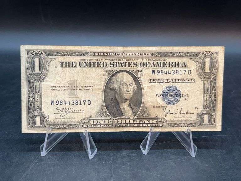 Blue Seal 1935C Series $1 Silver Certificate image