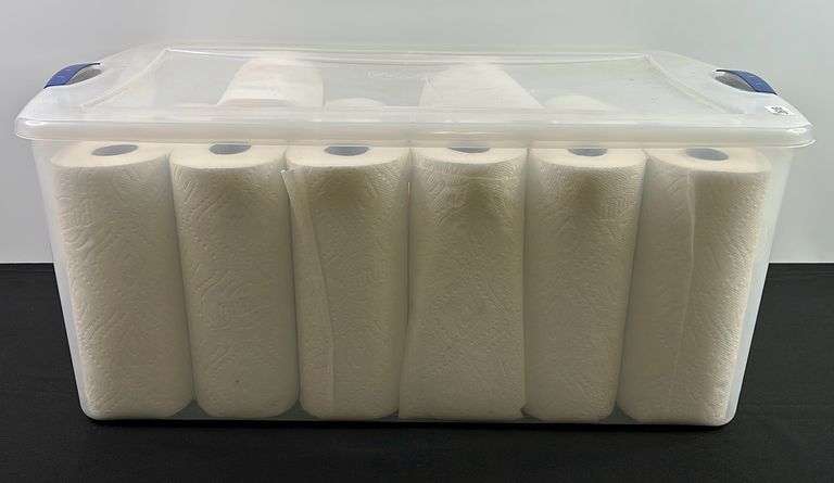 Large Tote of Paper Towels