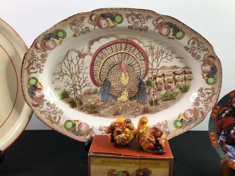 Large Lot of Serving Platters, Some Vintage