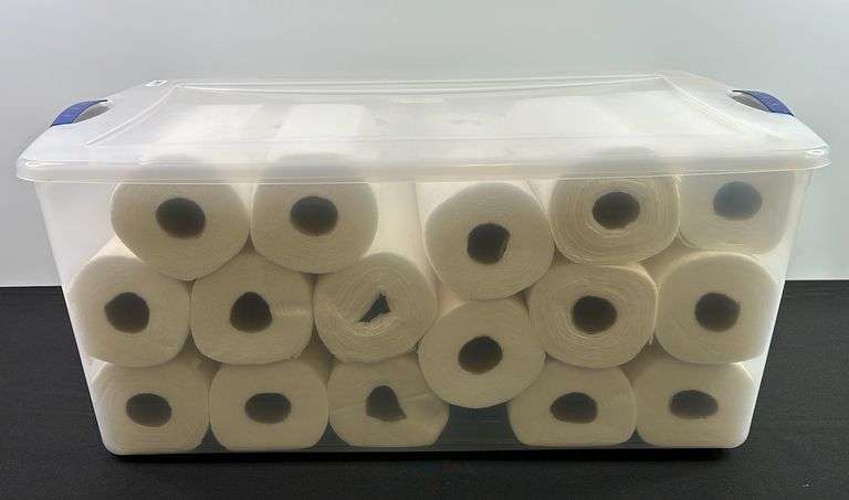 Large Tote of Paper Towels