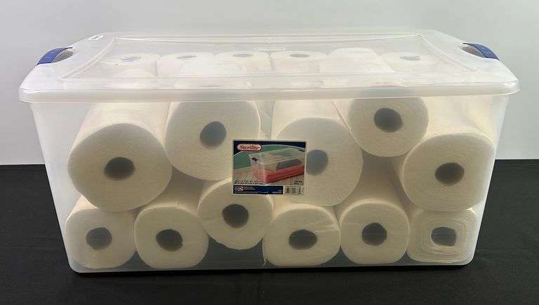 Large Tote of Paper Towels