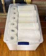 Large Tote of Paper Towels