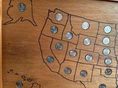 Wood United States Quarter Map