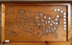 Wood United States Quarter Map