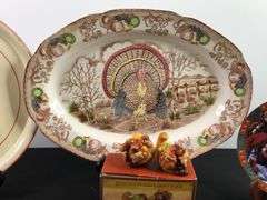 Large Lot of Serving Platters, Some Vintage