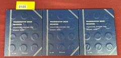 (3) Incomplete Washington Head Quarter Collection Number 3 Books
