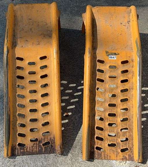 (2) Metal Car Ramps image