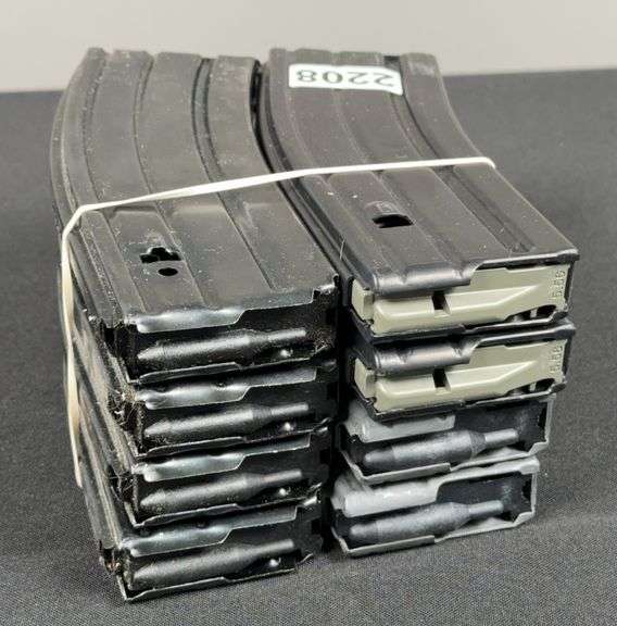 (10) Colt, Parsons & Other Misc. Brands AR-15 Metal Magazines image