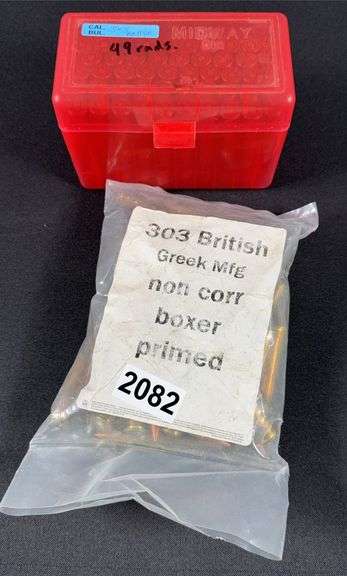 Case & Loose Bag of .303 British Ammunition image