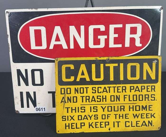 Caution & Danger Signs image