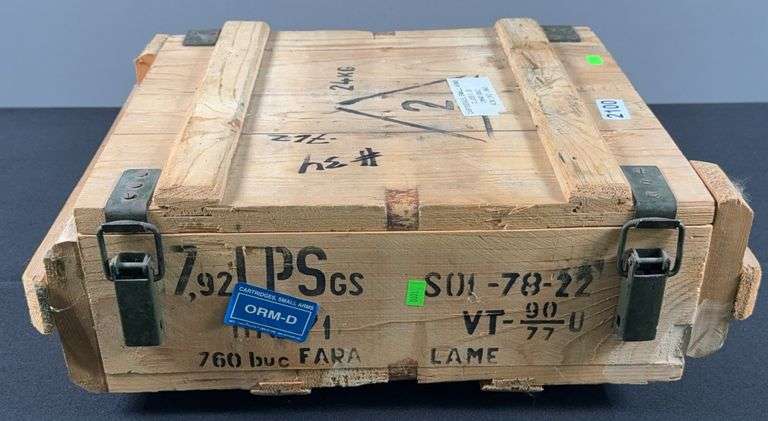 Wooden Ammo Crate of 7,92 LPS GS Ammunition image