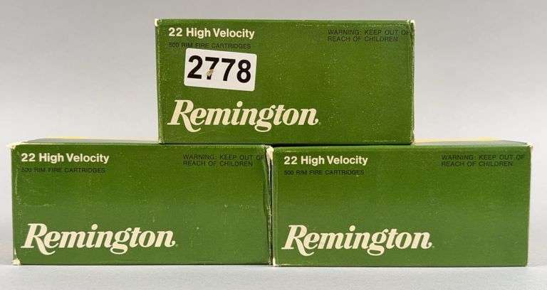 Remington High Velocity 22 Long Rifle , 1500 Count image