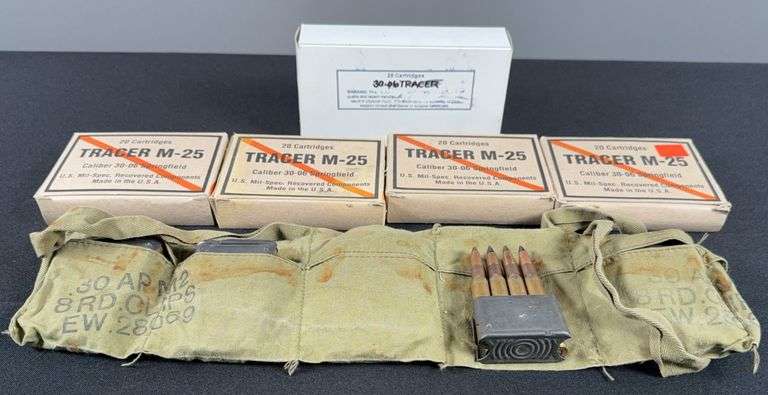 Tracer M-25 30-06 Ammunition & Misc (140 Rounds) image