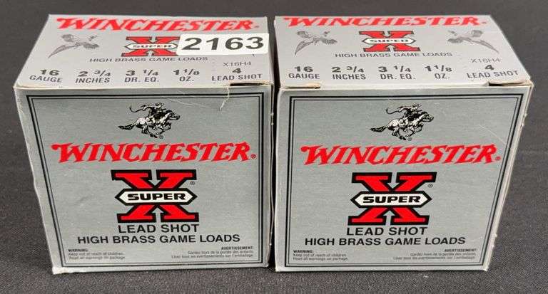 Winchester 16 Ga. High Brass 2-3/4” Game Loads, 4 Shot, 50 Shells image