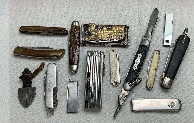Locomotive Pocket Knife & Assorted Knives image