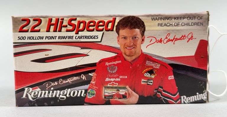 Remington 22 High Speed Hollow Point Dale Earnhardt jr. Box, 500 Count image