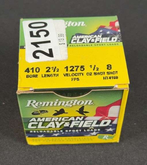 Remington American Clay & Field .410 Ga. 2-1/2” 8 Shot, 25 Shells image