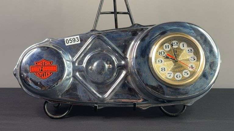 Harley Davidson Clock image