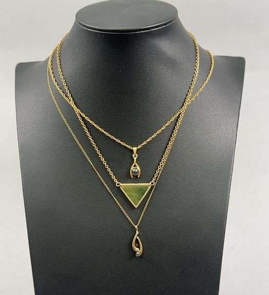 (3) Gold Filled Necklaces image