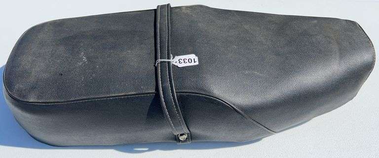 Leather Motorcycle Seat image