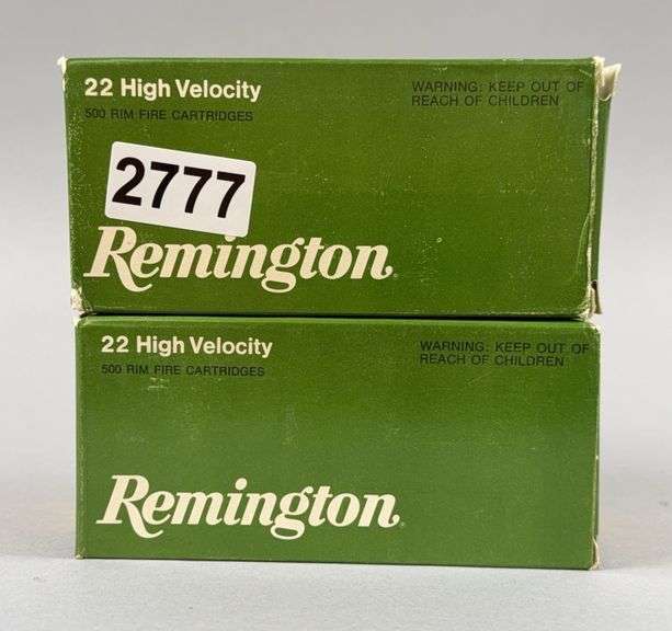 Remington High Velocity 22 Long Rifle , 1000 Cartridges image