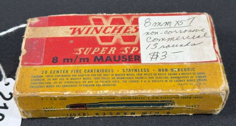 Winchester 8 MM x 57 Mauser, 13 Rounds image