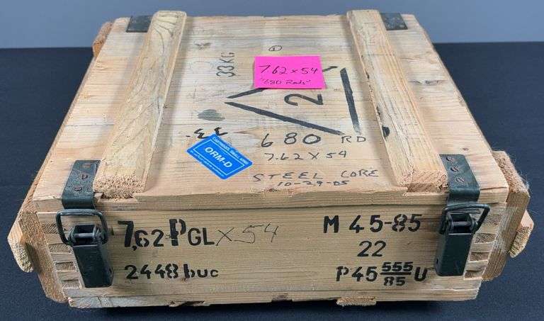 Crate of 7.62x54 Ammunition (680 Rounds) image