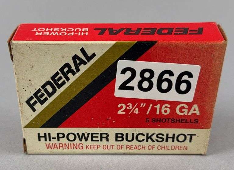 Federal 16 Ga. Buckshot, 5 Rounds image