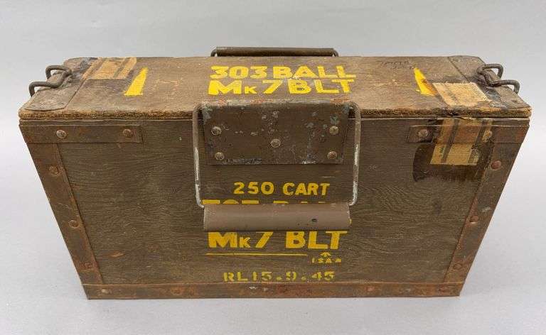 303 British Belt “Ball Mk7 BLT” Ammo Crate (Approx. 250 Cartridges) image