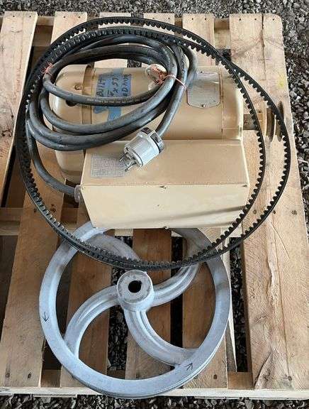 Baldor Farm Duty Motor & Belts image