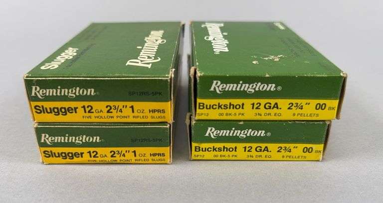 Remington Buckshot (10 Shot Shells), & Rifled Slugs (10 Shot Shells) 2 3/4” Shot Shells image