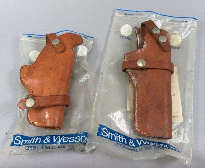 Pair of Leather S&W Pistol Holsters image