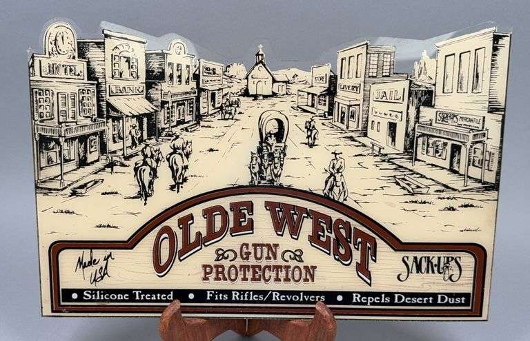 Olde West Gun Protection Sign image