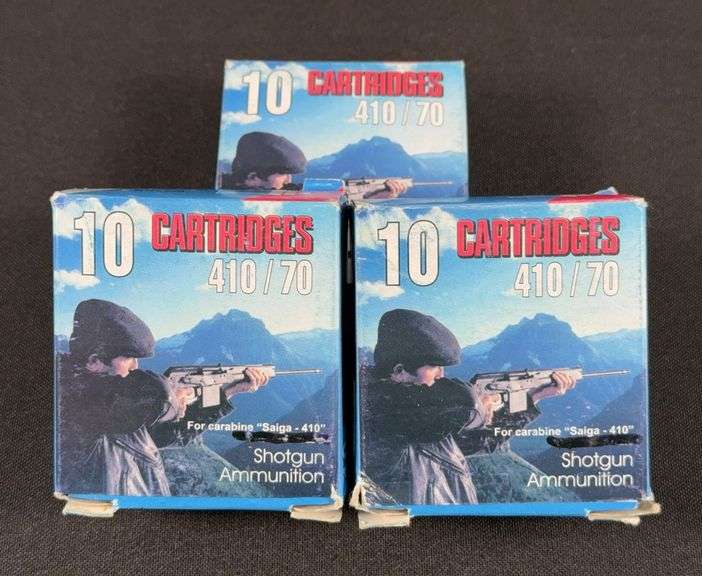 Barnaul Ammunition .410 Ga. “3 Shot” Steel Case Shot Shells, 30 Count image