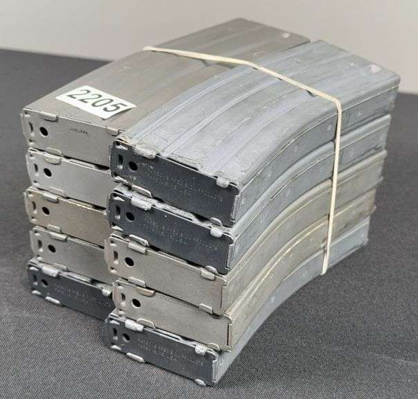 (10) Parsons & Other Misc. Brands AR-15 Metal Magazines image