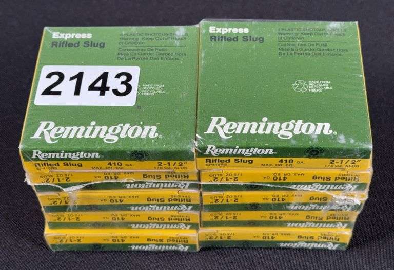 Remington .410 Ga 2-1/2” Rifled Slugs, 50 Count image