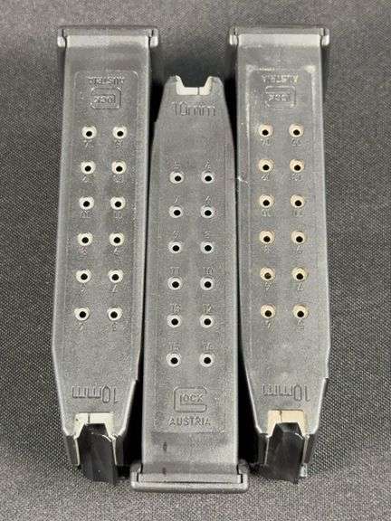 (3) 10mm, 15 Round Glock Magazines image
