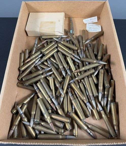Box of Loose 7mm Mauser? Ammo, 137 Count image